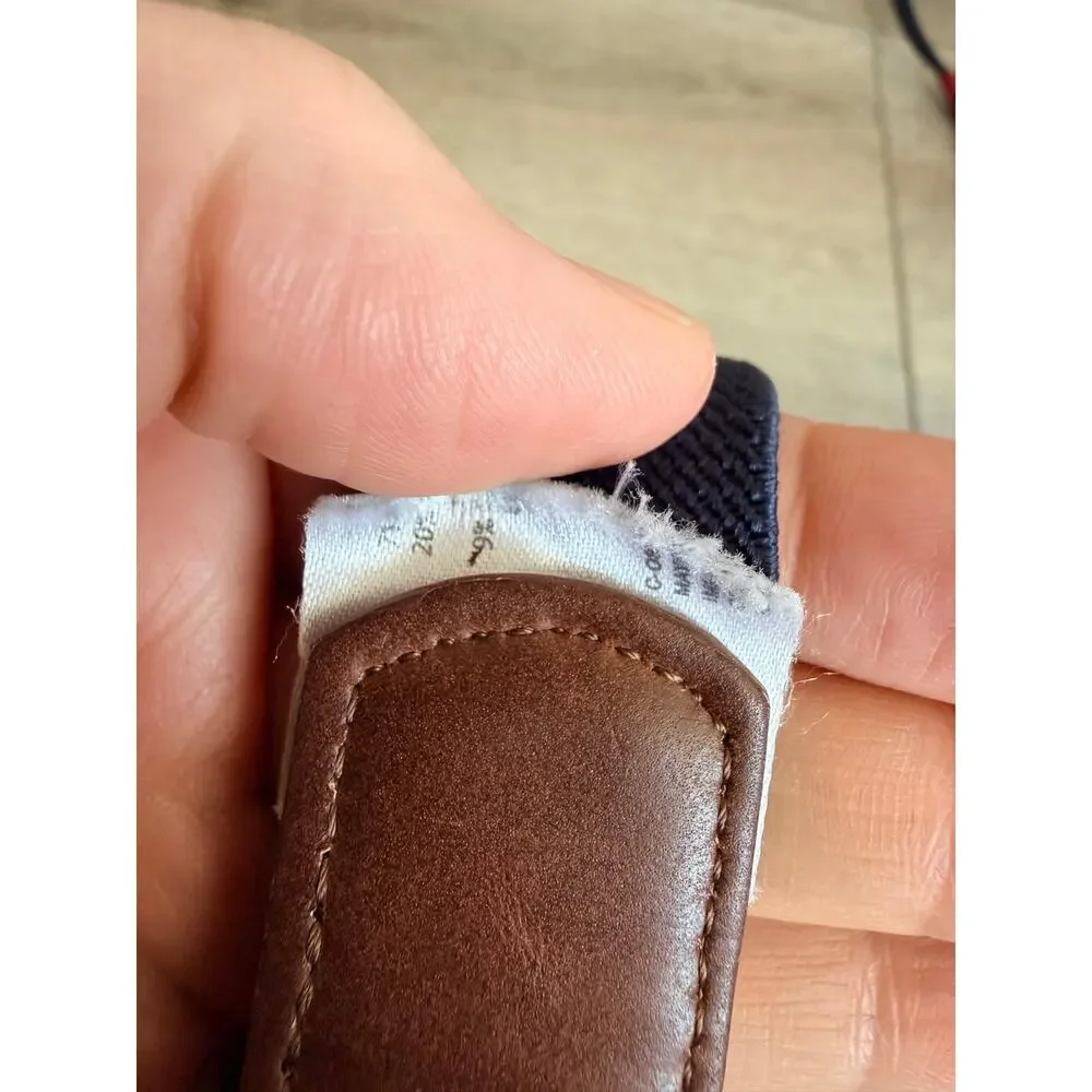 Stylish Boys Leather & Elastic Belt - Comfort & Durability